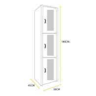 Locker Ventilado 2 puertas
