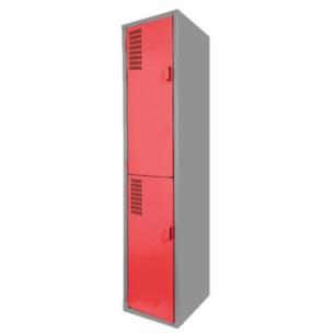 Locker Color Rojo - 2 Puertas