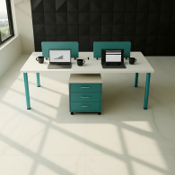 Estacion de trabajo de oficina Mesa de oficina