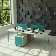 Estacion de trabajo de oficina Mesa de oficina