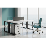 Estacion de trabajo de oficina para 6 personas