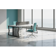 Estacion de trabajo de oficina para 6 personas