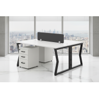 Estacion de trabajo de oficina para 6 personas