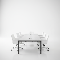 Mesa de oficina moderna para conferencias