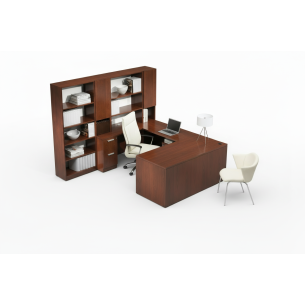 Escritorio de oficina BLACK LU NOVO