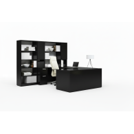 Escritorio de oficina BLACK LU NOVO