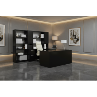 Escritorio de oficina BLACK LU NOVO