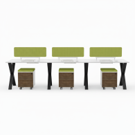 Cubiculos de oficina de estacion de trabajo