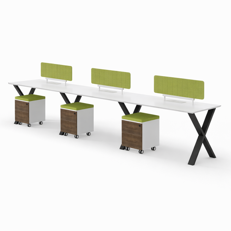 Cubiculos de oficina de estacion de trabajo