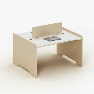 Estacion de trabajo de oficina para 6 personas