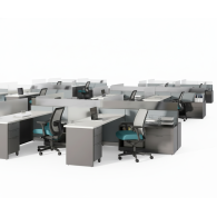 Estación de trabajo de oficina industrial