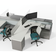 Estación de trabajo de oficina industrial