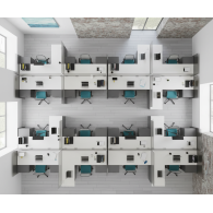 Estación de trabajo de oficina industrial