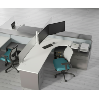 Estación de trabajo de oficina industrial