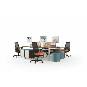 Estacion de trabajo de muebles de oficina