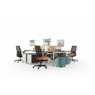 Estacion de trabajo de muebles de oficina