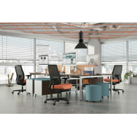 Estacion de trabajo de muebles de oficina