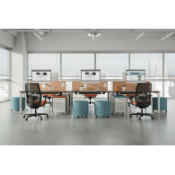 Estacion de trabajo de muebles de oficina