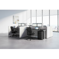 Escritorio de estacion de trabajo de oficina