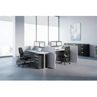 Escritorio de estacion de trabajo de oficina