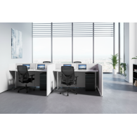 Escritorio de estacion de trabajo de oficina