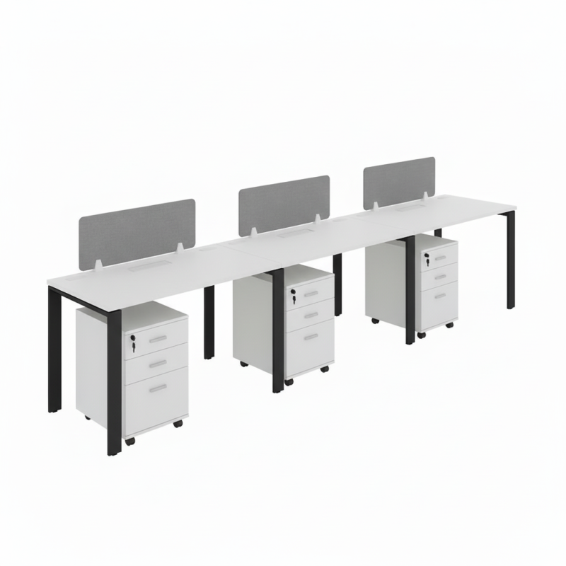 Estacion de trabajo de particiones de oficina