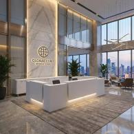 Recepción de oficina GOLD 1