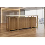 Mostrador de recepción ORO