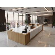 Mueble para recepción modern LAMINATED