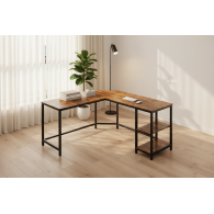 Escritorio L Industrial Vintage Rustico