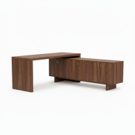 Escritorio Ejecutivo en L Ébano Elite