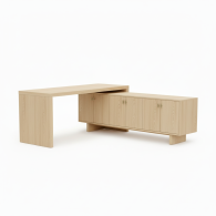 Escritorio Ejecutivo en L Ébano Elite