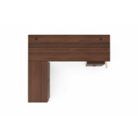 Escritorio Ejecutivo en L Roble Dúo