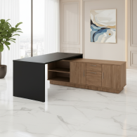 Escritorio Ejecutivo en L Urban Stone