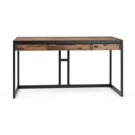 Escritorio industrial moderno de madera