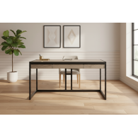 Escritorio industrial moderno de madera