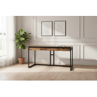 Escritorio industrial moderno de madera