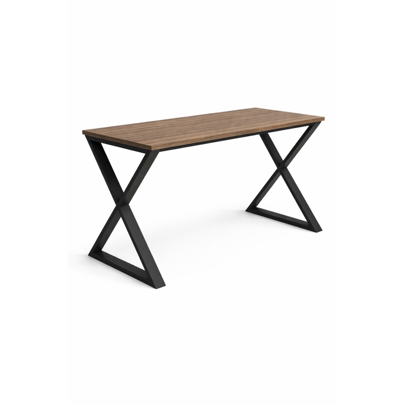 Escritorio Estilo Industrial Nogal