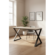 Escritorio Estilo Industrial Nogal