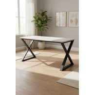 Escritorio Estilo Industrial Nogal