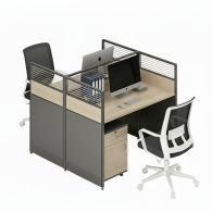 Estacion de trabajo de escritorio de oficina para el personal