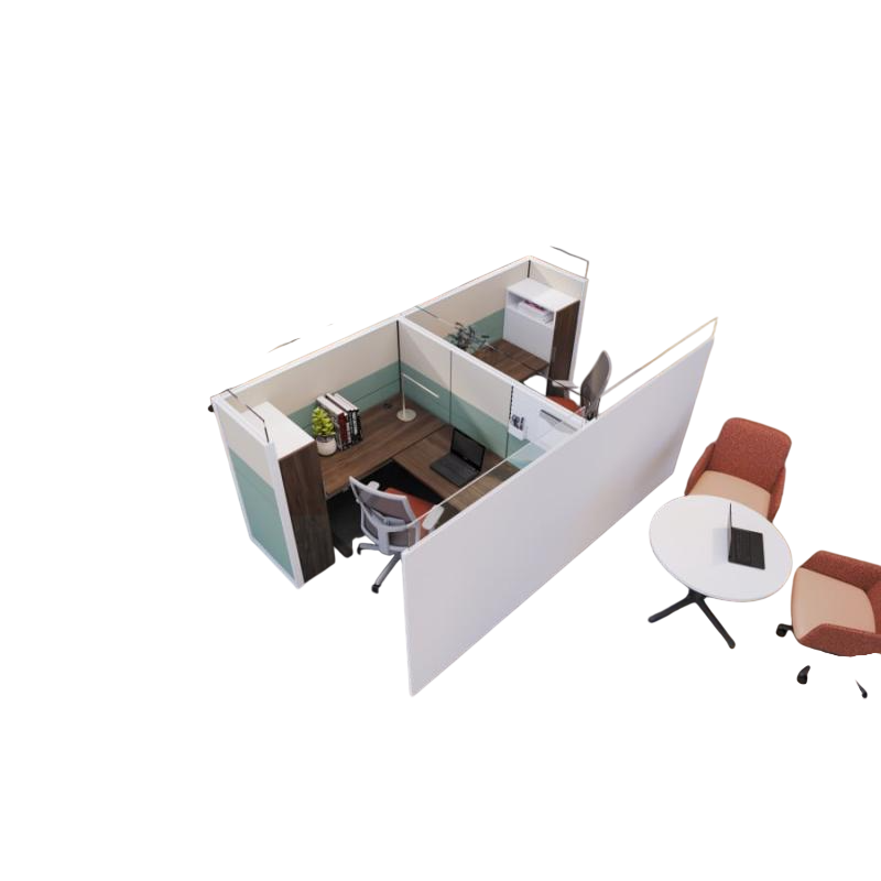 Estacion de trabajo de oficina de cubiculo