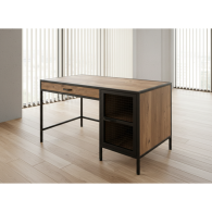 Escritorio Drawers / Café con negro