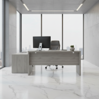 Escritorio Credenza Echo de 60 W de Office de kathy ireland
