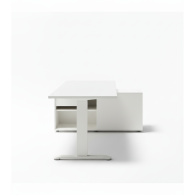Escritorio de oficina modular de melamina