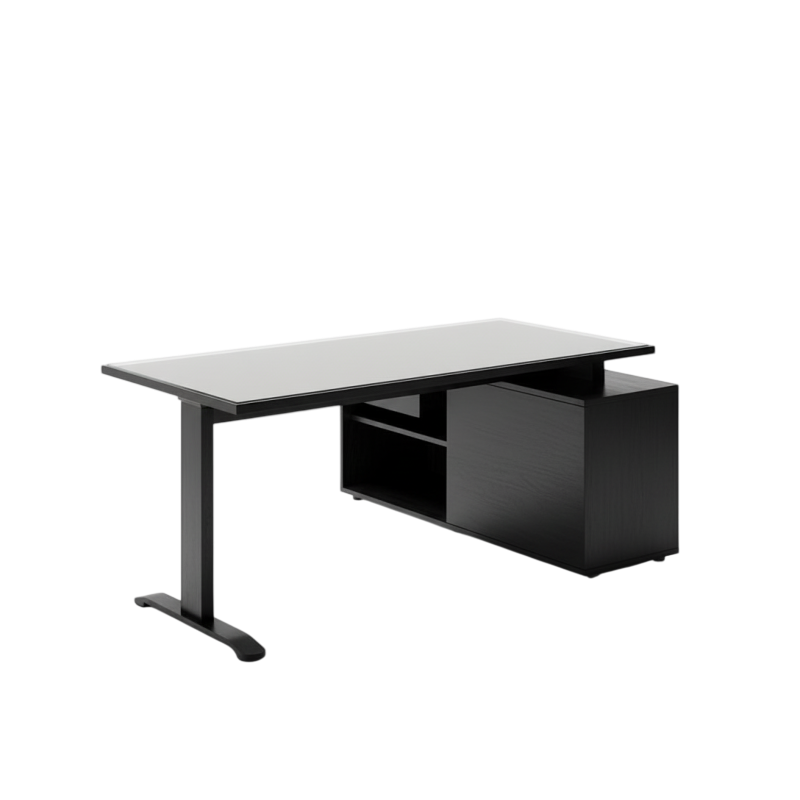 Escritorio de oficina modular de melamina