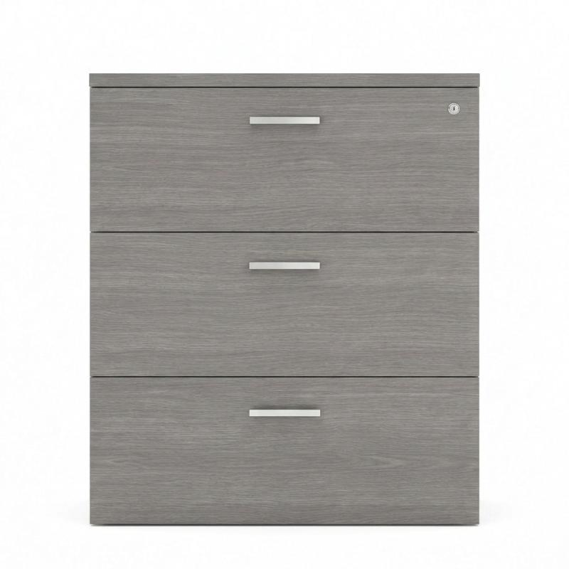 Archivero Horizontal Ejecutivo de 3 Gavetas para Oficina