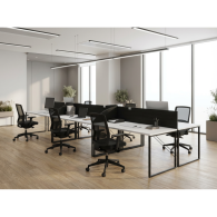 Estación de Trabajo de oficina Lineal WoodLine Pro 6