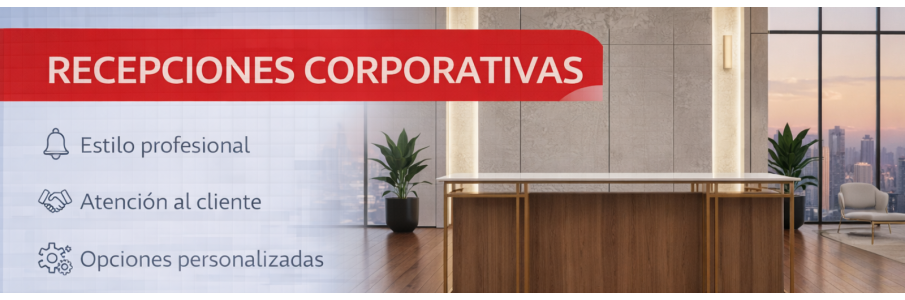 Recepciones de corporativos