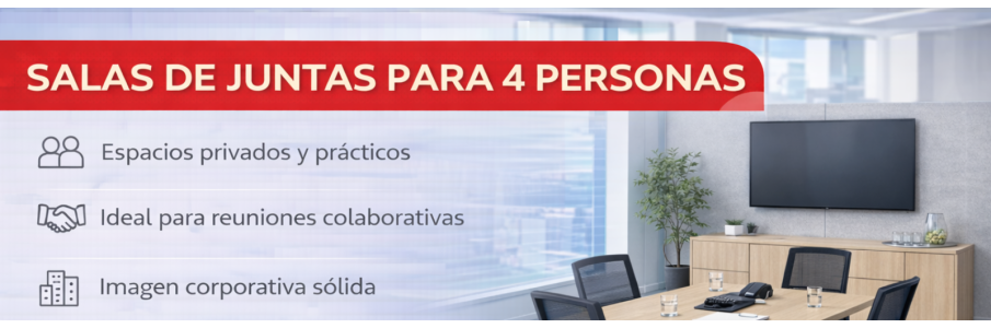 Salas de juntas 4 personas
